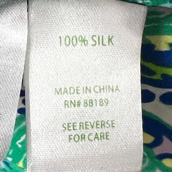 Lilly Pulitzer Silk Bamboo Skye Camisole Tank Top Womens XS - Picture 8 of 9